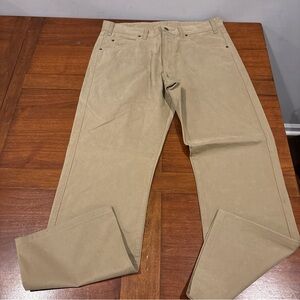 RM Williams Men's Vintage 100% Sueded Cotton Brown Jeans - 36R Made In Australia